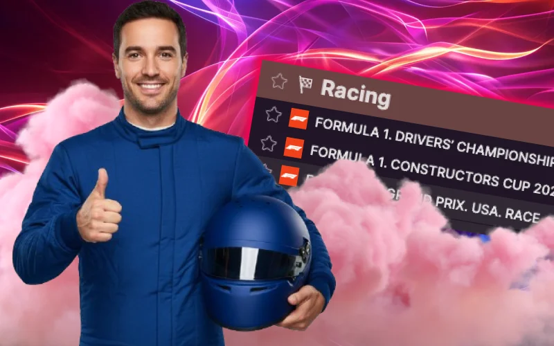 The racing betting line on the Batery Bet website will delight you with a wide selection of Formula 1 events.