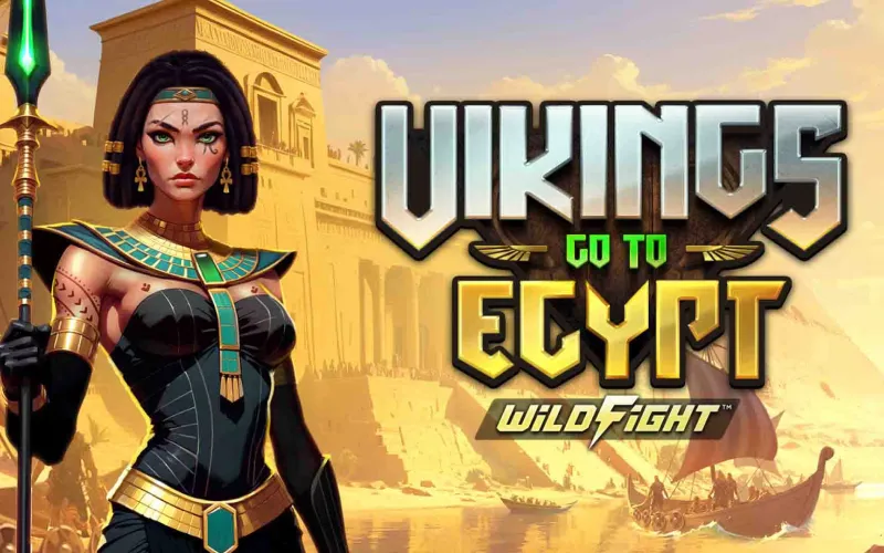 Battle ancient gods in Batery Vikings Go to Egypt slot adventure.