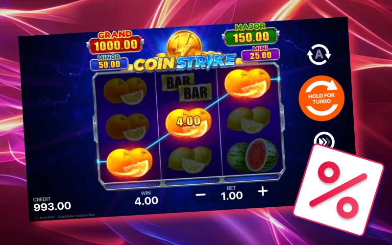 Coin Strike has a high RTP, so start playing it at Batery.